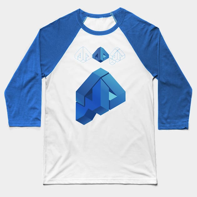 3d Baseball T-Shirt by malic